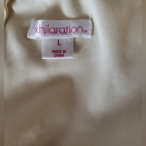 Xhilaration Cream and Pink Lace Mini Dress, Size Large - Picture 6 of 7